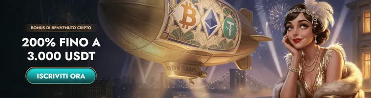 Bonus di benvenuto crypto 200 fino a 3000 usdt